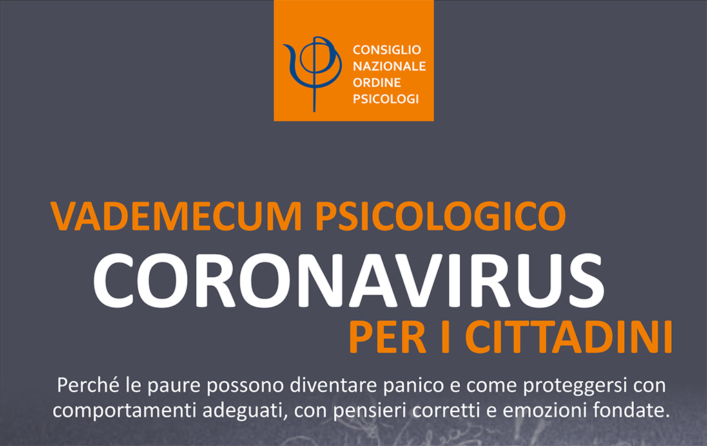 Vademecum psicologico - Coronavirus per i cittadini